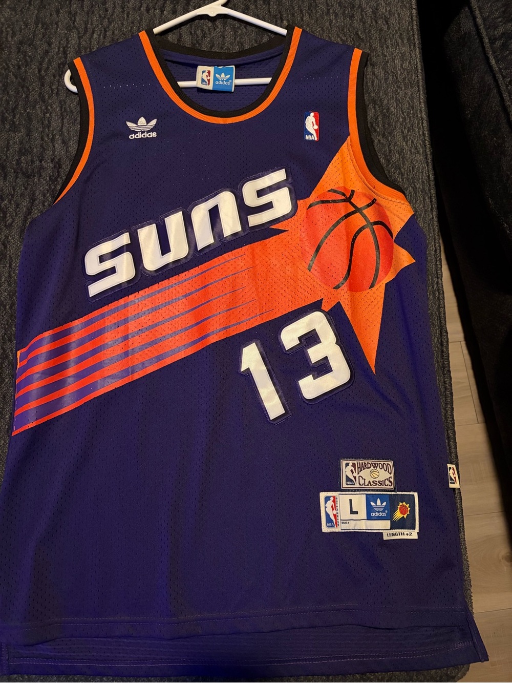 adidas Phoenix Suns #13 Jersey - Purple & Orange